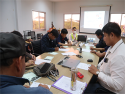 ลงทะเบียนรับเอกสารประกอบการฝึกอบรม