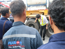 การตรวจสอบสภาพยาง และระบบรองรับน้ำหนัก