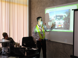 การตรวจสอบความปลอดภัยรอบตัวรถด้วยกระบวนการ KYT