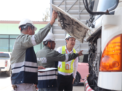 การตรวจสอบและเตรียมความพร้อมของยานพาหนะ