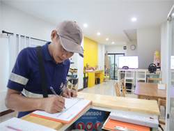 ลงทะเบียนรับเอกสารประกอบการฝึกอบรม