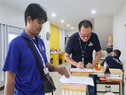 ลงทะเบียนรับเอกสารประกอบการฝึกอบรม