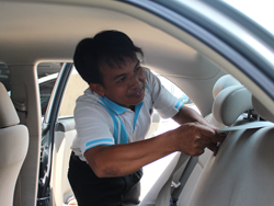 การตรวจสอบความปลอดภัยภายในห้องโดยสารก่อนการเดินทาง
