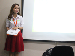 กล่าวต้อนรับพร้อมแนะนำสถานที่และกิจกรรมฝึกอบรม