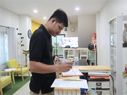 ลงทะเบียนรับเอกสารประกอบการฝึกอบรม