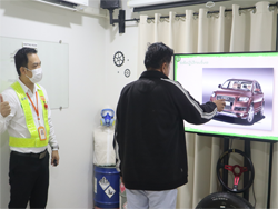 การตรวจสอบความปลอดภัยรอบตัวรถด้วยกระบวนการ KYT