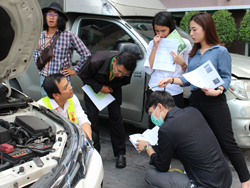 ปฏิบัติการตรวจสอบสภาพยาง และระบบรองรับน้ำหนักรถยนต์เบื้องต้น Tyre Inspection and Basic Maintenance