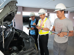 การตรวจสอบและเตรียมความพร้อมของยานพาหนะประจำวัน