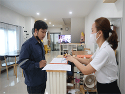 ลงทะเบียนรับเอกสารประกอบการฝึกอบรม