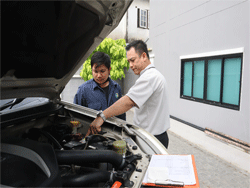 การตรวจสอบและเตรียมความพร้อมของยานพาหนะประจำวัน