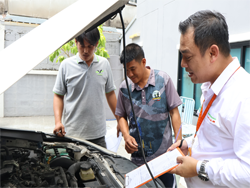 การตรวจสอบและเตรียมความพร้อมของยานพาหนะประจำวัน