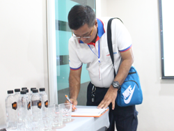 ลงทะเบียนรับเอกสารประกอบการฝึกอบรม