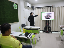 การตรวจสอบความปลอดภัยรอบตัวรถด้วยกระบวนการ KYT
