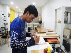 ลงทะเบียนรับเอกสารประกอบการฝึกอบรม