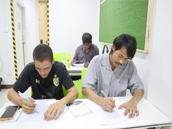 ทดสอบความรู้ก่อน และหลังการฝึกอบรม