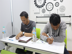 ทดสอบความรู้ก่อน และหลังการฝึกอบรม