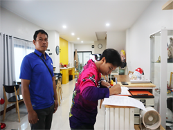 ลงทะเบียนรับเอกสารประกอบการฝึกอบรม