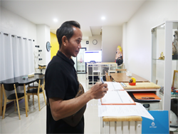 ลงทะเบียนรับเอกสารประกอบการฝึกอบรม