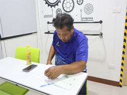 ทดสอบความรู้ก่อน และหลังการฝึกอบรม