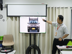 การตรวจสอบความปลอดภัยรอบตัวรถด้วยกระบวนการ KYT