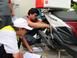 การตรวจสอบ และการบำรุงรักษารถจักรยานยนต์เบื้องต้น ฺVehicle Inspection with Basic Maintenance