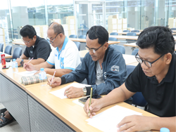 ทดสอบความรู้ก่อน และหลังการฝึกอบรม