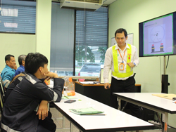 แรงและปฏิกิริยาการตอบสนองขณะดำเนินการขนส่งสินค้า