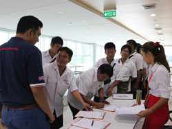 ลงทะเบียนรับเอกสารประกอบการฝึกอบรม