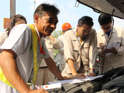 ปฏิบัติการตรวจสอบ และบำรุงรักษารถยนต์เบื้องต้น Pre-Trip Inspection and Basic Maintenance