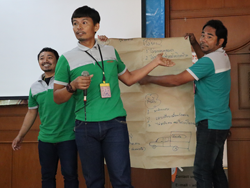 นำเสนอผลงานที่ได้จากการทำงานร่วมกัน Presentration