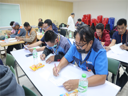 ทดสอบความรู้ก่อน และหลังการฝึกอบรม