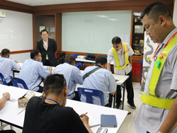 ลงทะเบียนทดสอบความรู้ก่อน และหลังการฝึกอบรม