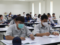 ลงทะเบียนทดสอบความรู้ก่อน และหลังการฝึกอบรม