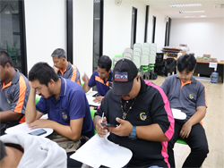 ทดสอบความรู้ก่อน และหลังการฝึกอบรม