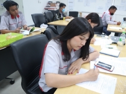 ทดสอบความรู้ก่อน และหลังการฝึกอบรม