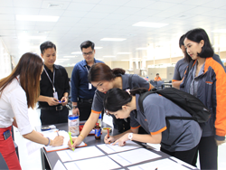 ลงทะเบียนรับเอกสารประกอบการฝึกอบรม