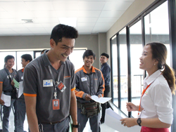 ฝึก และทดสอบมาตรฐานงานบริการ และการโทรนัดหมายผู้รับบริการ Kerry Express Pre-Call Standard