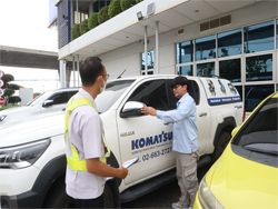 การตรวจสอบความปลอดภัยรอบตัวรถก่อนการเดินทาง