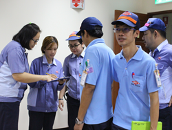 ลงทะเบียนรับเอกสารประกอบการฝึกอบรม