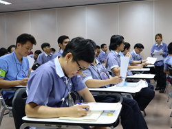ทดสอบความรู้ก่อน และหลังการฝึกอบรม