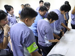 ลงทะเบียนรับเอกสารประกอบการฝึกอบรม