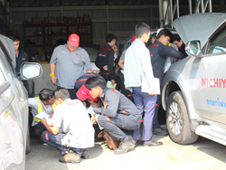 ปฏิบัติการตรวจสอบสภาพยาง และระบบรองรับน้ำหนักรถยนต์เบื้องต้น Tyre Inspection and Basic Maintenance