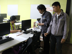 ลงทะเบียนรับเอกสารประกอบการฝึกอบรม