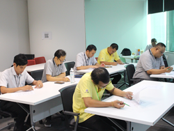 ทดสอบความรู้ก่อน และหลังการฝึกอบรม