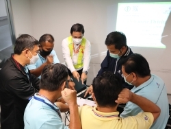 Morning Talk เพื่อเน้นย้ำมาตรการความปลอดภัย