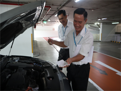 การตรวจสอบและเตรียมความพร้อมของยานพาหนะ