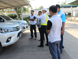 สาธิตเทคนิคการตรวจสอบ และเตรียมความพร้อมก่อนการเดินทาง Pre-Trip Walk Around Demonstration