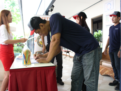 ลงทะเบียนรับเอกสารประกอบการฝึกอบรม
