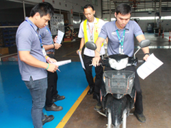 ตรวจสอบ และเตรียมความพร้อมของยานพาหนะก่อนการเดินทาง Pre-Trip Inspection