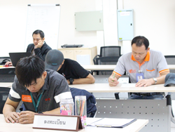 ลงทะเบียนทดสอบความรู้ก่อน และหลังการฝึกอบรม